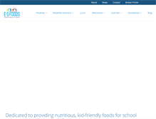 Tablet Screenshot of esfoods.com